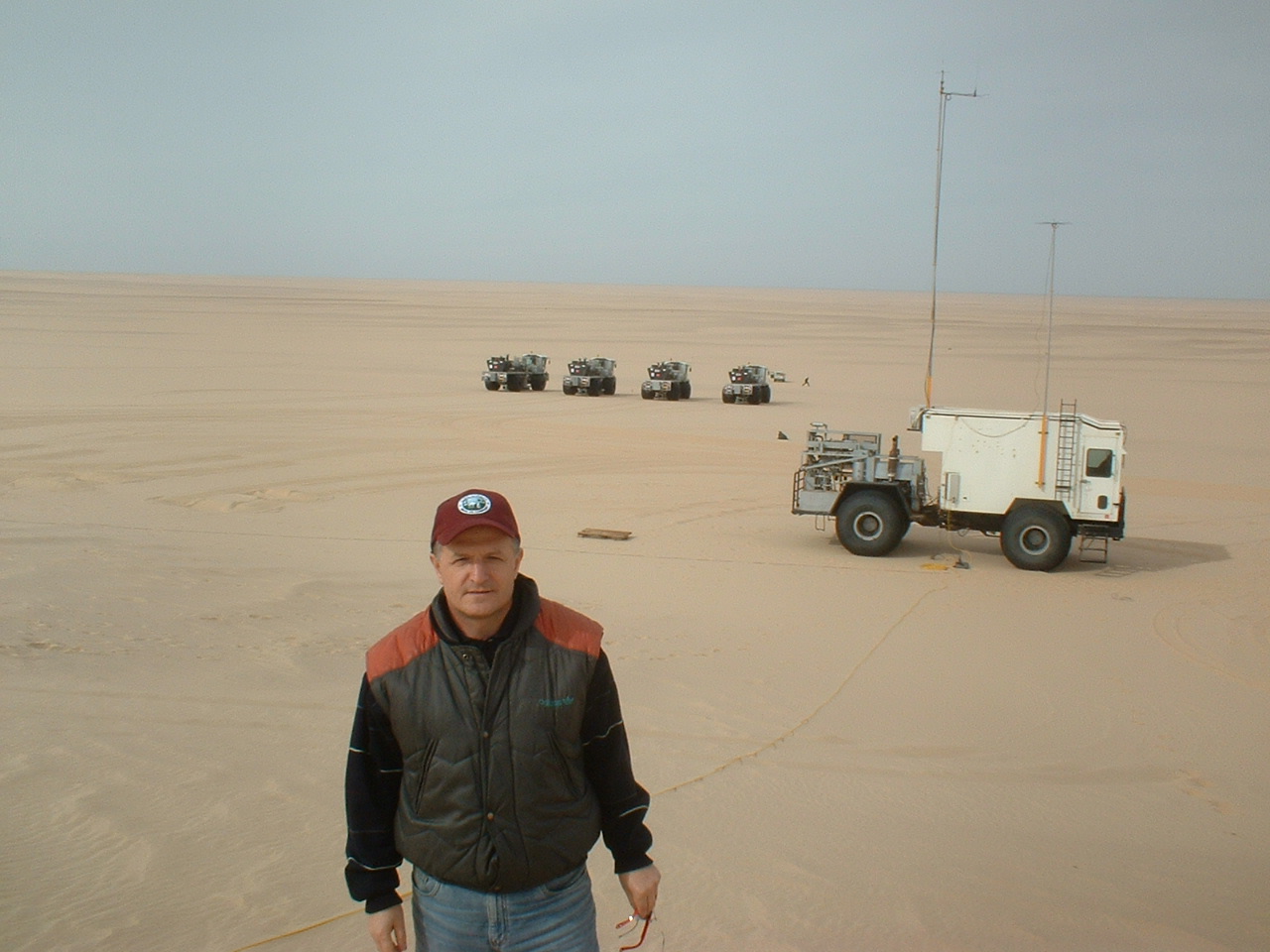 NAGECO crew in the Sirt Basin of Libya.